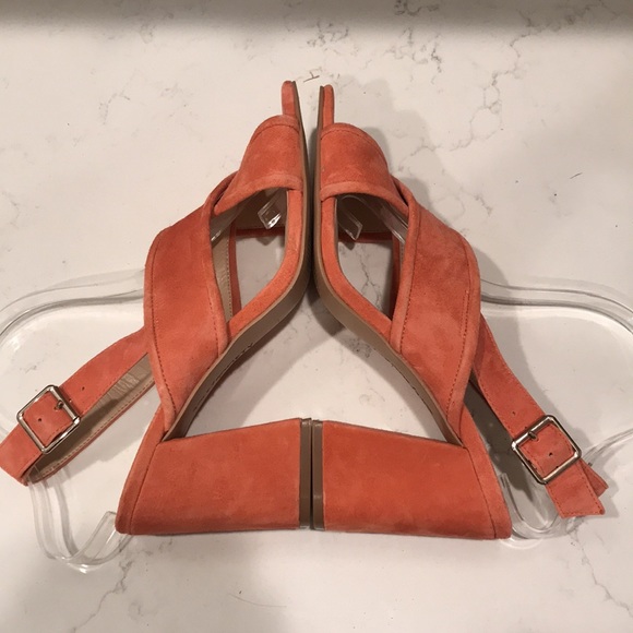 So-Joree coral suede block heel - Picture 5 of 8